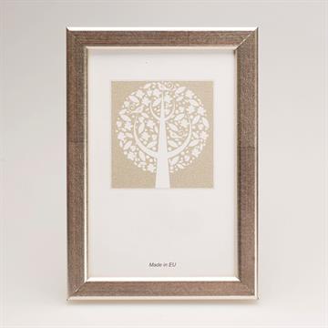 Slim Træ Sølv Refleksfri 6x9 cm.